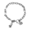 Amazon Style Sombrero de Enfermera Sencillo de Oso Cadena en Forma de O Infantil Moderno Creativo Versátil Pulsera Regalo de Vacaciones