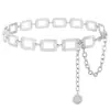Cadena de Cintura Metálica de Moda Transfronteriza, Accesorio de Cadena de Traje de Nicho de Alta Gama, Cadena Fina Versátil para Cintura de Mujer
