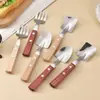 Pala con Mango de Madera Maciza Cuchara en Forma de Pala Japonesa Creativa 304 Estilo Industrial Cuchara en Forma de Pala Cuchara con Pinza de Madera Maciza Pala para Sandía Cuchara Acabado Espejo