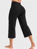 Calça de yoga escovada nova, sucesso de vendas europeu e americano em 2026 para mulheres, cintura alta, controle de barriga, secagem rápida, modelagem solta, calça esportiva para fitness