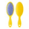 Peine de mano con cojín de aire de color bloque, un peine de masaje capilar para mujeres, un peine doméstico con cojín de aire, diseñado para alisar y dar volumen al cabello