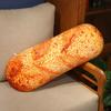 Juguete de Peluche Almohada de Pan Integral Transfronterizo Amarillo Leche Pan Grano Grueso Salchicha de Jamón Almohada Grande Cojín