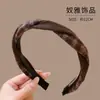 Diadema Retorcida de Cuadros Retro Melanoides para Mujer Otoño Invierno Lana Top Alto Calavera Pinza para el Cabello Estilo Universitario Ala Ancha Tocado