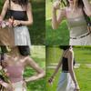 Verano Internet Trendy Seamless Camisola Larga de Látex Estilo Coreano Top Strapless con Almohadilla en el Pecho Conjunto Ropa Interior Ropa Interior de Mujer