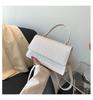 Bolsa Feminina 2023 Nova Textura Alta Textura Crocodilo Padrão Bagel Bolsa Pequena Moda All-match Bolsa Ombro Axila