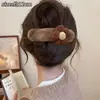 Pinza de Pato de Gama Alta, Pinza de Garra Grande para la Parte Posterior de la Cabeza, Pasador Exquisito para Cabello Grueso, Pinza de Pelo con Lazo, Pasador