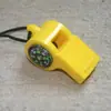Apito 2 em 1 Apito de sobrevivência em ABS apito dois em um apito de sobrevivência ao ar livre apito de alta frequência apito para atividades ao ar livre