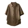 3D Estilo Nuevo Verano Hombres Moderno Corte Holgado Marca de Moda Estudiante Polo Camiseta de Manga Corta para Hombre Top para Hombre Longitud de Cinco Puntos