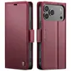 Adecuado para iPhone 17 Funda Antirrobo para Teléfono Móvil Samsung S24 Funda de Cuero Magnética para Teléfono Móvil Apple 15 Funda Protectora Tipo Flip