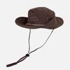 Sombrero de verano transpirable para acampar al aire libre, montañismo, pesca, sombrero de vaquero occidental, sombrero de pescador con cordón de marca de moda japonesa para hombres y mujeres