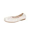 Nuevos zapatos de mujer con dedos separados 2026, zapatos planos con lazo, corte bajo, elegantes, adecuados para faldas, ballet, zapatos de pezuña de cerdo de herradura