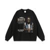 Camiseta de manga corta con lavado pesado y estampado vintage 2025 para hombre, estilo relajado, estilo americano, estilo hip hop, marca de moda.