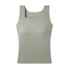 Comercio Electrónico Transfronterizo DeRong Otoño/Invierno Chaleco Cálido para Mujer con Busto Acolchado Doble Cara Cálido Polar Delgado Capa Base Adelgazante