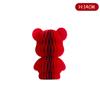 Decoración de Habitación de Boda con Bolas de Nido de Abeja con el Carácter Doble Felicidad, Montaje de Mesa para Ceremonia de Compromiso, Celebración de Inauguración de Casa, Decoración de Casa Nueva, Carácter Doble Felicidad, Celebración de Boda, Versión Magnética