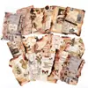 Papel Material Poesia Açucarada Série Fragmentos Queimados Diário de Formato Irregular Material de Decoração 30 Folhas Incluídas 8 Designs