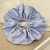 Estilo Coreano Elegante Grande Satín Anillo para el Pelo de Intestino Grande Simple Flor de Pelo de Gama Alta Cuerda para el Pelo de Bola Versátil Cuerda para el Pelo de Mujer