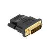 Dvi Male (24+5) Adaptador Hembra a HDMI Convertidor de DVI a HDMI Conector Macho DVI a Hembra HDMI
