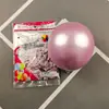 Shuai 'an Balão de metal de 10 polegadas Decoração de festa de aniversário 1,8 gramas Balões Cromados 50/pacote Atacado de fabricantes