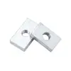Acero al Carbono Galvanizado Norma Nacional Tuerca Rectangular Perfil de Aluminio Tuerca Deslizante Tapa de Tornillo Cuadrada M5M6M8 Tuerca Cuadrada