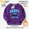 Sudadera para Niñas Kpop Hunter Ropa de Moda Infantil Otoño Primavera y Otoño Tops Casuales de Cuello Redondo para Niñas