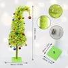 2026 Árvore de Natal Artificial Quente de Vendas Transfronteiriças Pe Ecológica Retardante de Chama Árvore de Natal de Pescoço Torto Itens Festivos para Decoração de Casa