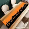 Camino de Mesa de Halloween Transfronterizo Estilo Nuevo Banner de Gama Alta Decoración de Mesa Arreglo Tela Colgante Bandera Impresa Mantel Personalización