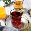 Atacado de fábrica copo pequeno de vidro para chá copo de chá transparente copo de chá kung fu copo pequeno de vinho copo de chá de vidro reto