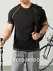 [7A Antibacteriano/Proteção Solar] Camiseta Masculina de Manga Curta Secagem Rápida de Seda Gelada Verão Esportes ao Ar Livre Anti-UV Manga Raglan Fina