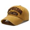 Gorra de béisbol de copa blanda lavada estilo europeo y americano para mujer, nueva gorra con visera combinable para todo, sombrero de sol de ocio al aire libre para hombre para las cuatro estaciones