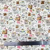 Algodón 40 Liso Tela Estampada Digitalmente Tela de Algodón Ropa Infantil Zapatos y Prendas para Mujer Bolsos Bolsos de Mano Cuadrado Cuadrado Popelina
