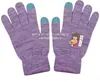 Luva de Lã Reciclada Transfronteiriça Rpet Acrílico Luvas de Tela de Toque Rpet Luvas de Tricô de Lã Fábrica Personalizada