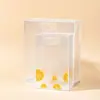Bolsos de plástico PP personalizados, bolsas de regalo transparentes, recuerdos con logo personalizado, empaques de alta gama para cosméticos y dulces