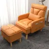 Sofá individual popular, reclinável e para sentar, confortável para sala de estar, quarto, varanda, escritório, sofá preguiçoso, cadeira para cochilo e computador