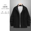 Traje de Montañismo Impermeable para Exteriores para Hombre y Mujer Chaqueta de Moda Cuello Vertical Chaqueta Delgada Rushwork Estampado Personalizado LOGO Traje de Grupo