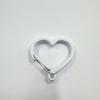 Pintura al horno hebilla de amor hebilla de corazón de color hebilla de resorte en forma de corazón hebilla de perro gancho llavero accesorios de joyería DIY colgante