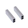 Accesorios DIY cuerda trenzada hecha a mano material con cuentas joyería acero inoxidable tubo recto cuadrado redondo cuentas cuadradas simple versátil