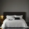 6 Peças Novo Conjunto de Lençóis Jacquard Tencel LF da Lenzing Áustria Estilo Lençol de Cama 1,5m Conjunto de Quatro Peças Stephen-Light Macio