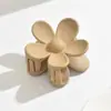 Europa y Estados Unidos accesorios para el cabello transfronterizos medio café con leche caliente esmerilado nuevo traje combinado de pinzas de sujeción clásicas para mujer pinza de pelo para media coleta