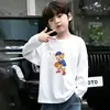 Camiseta de Manga Comprida Infantil 2026 Primavera/Outono Meninos Desenho Animado Algodão Puro Camiseta Menino Bebê Estilo Japonês Tendência Camiseta