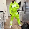 2025 comercio exterior transfronterizo nuevo primavera nuevo moda hombre suéter con capucha pantalones acampanados traje salida de fábrica