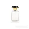 Botella de Perfume de Vidrio Cuadrada Plana en Stock con Tapa de Spray de Presión, Botella Cosmética, Botella Vacía Portátil Rellenable para Muestras