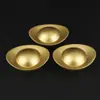 Lingotes de Cobre Banhados a Ouro Sólido para Atração de Riqueza, Decorações para Sala de Estar, Presentes de Inauguração de Casa