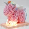 Regalo de Navidad, Regalo de Cumpleaños, Caja de Regalo de Unicornio con Rosa de Flor Eterna Famosa en Internet para Niñas, Muñeca para Niñas
