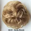 Al por mayor transfronterizo Europa y Estados Unidos anillo para el pelo de moda desordenado banda de cuero esponjosa perezosa cabeza de bola peluca capullo de flor femenina en stock