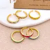 Anillo Esmalte Rosa Anillo Nicho Gama Alta Diseño Simple Versátil Apertura Ajustable No se Desvanece Accesorios