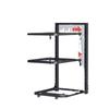 Estante para Ollas de Cocina Estante de Almacenamiento Estante de Almacenamiento Hierro Ajustable Sin Taladro Multicapa Estante Organizador para Artículos Varios Estante para Tazones para Cabello