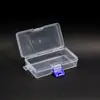 Caja de Exhibición de Plástico Rectangular Transparente Cerradura Caja Vacía Caja de Empaque para Piezas Digitales Caja de Almacenamiento de Ferretería de PP Equipo de Pesca