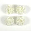33 peças de cabeças de flores artificiais tipo rosa e peônia, na cor branco leitoso, estilo europeu, para DIY de acessórios de cabelo, guirlandas e decoração de casa, adequadas para arranjos florais