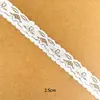 19 Estilos de Encaje Blanco No Elástico Calado Bordado con Bordes Florales para Ropa, Zapatos, Calcetines, Cortinas, Accesorios de Sofá y Piezas Decorativas