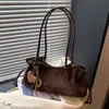 Bolso de Hombro Simple de Gran Capacidad Transfronterizo para Mujer Nuevo Estilo 2026 Bolso de Hombro Único de Moda Gamuza Versátil para Viajar Bolso Tote